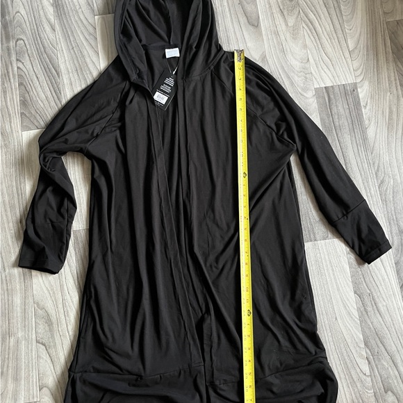 For kicks Black Hooded Long 3/4 Sleeve Cardigan - Picture 3 of 10